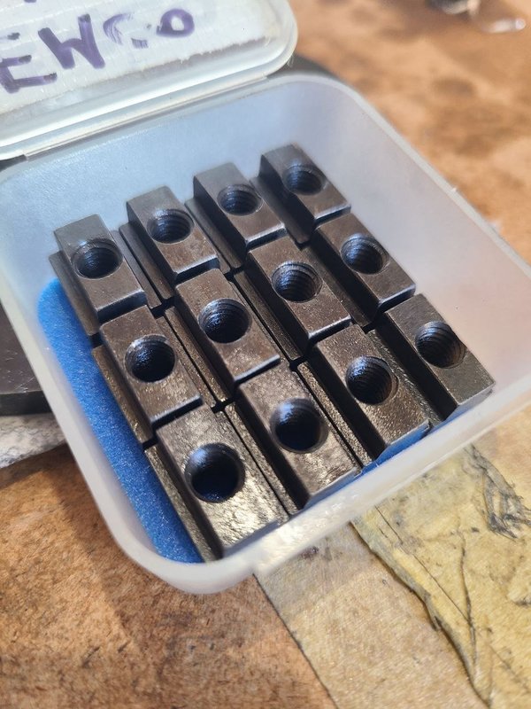 T-Nuts for the Emcomat 8.6 — Made from C45 Without a Milling Machine