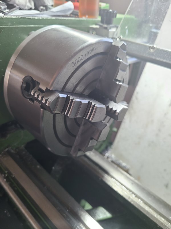 An “Easy” Lathe Backplate for a 125 mm Independent Four-Jaw Chuck on the Emcomat 8.6